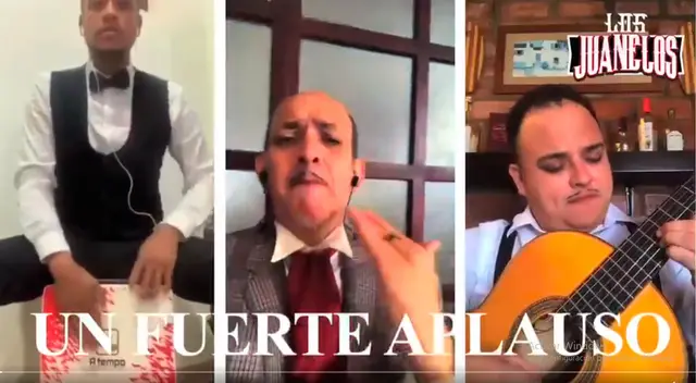 Los Juanelos componen canción para médicos, el ejercito y policias.