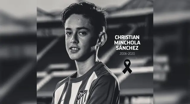 Atlético de Madrid se encuentra de luto y reveló el homenaje que le rendirá a Minchola Sánchez. Atlético de Madrid se encuentra de luto y reveló el homenaje que le rendirá a Minchola Sánchez.
