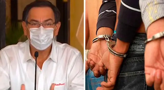 Martín Vizcarra también anunció que a los ciudadanos que no acaten con el aislamiento social obligatorio se le abrirá un proceso penal