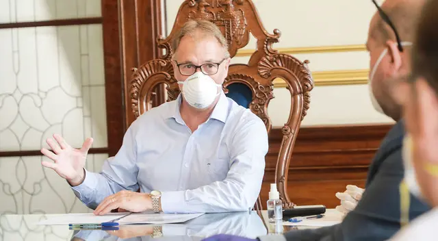 Jorge Muñoz: “Salen muchos buses para garantizar la capacidad de abastecimiento, sin embargo se han reportado pérdidas”. Jorge Muñoz: “Salen muchos buses para garantizar la capacidad de abastecimiento, sin embargo se han reportado pérdidas”.