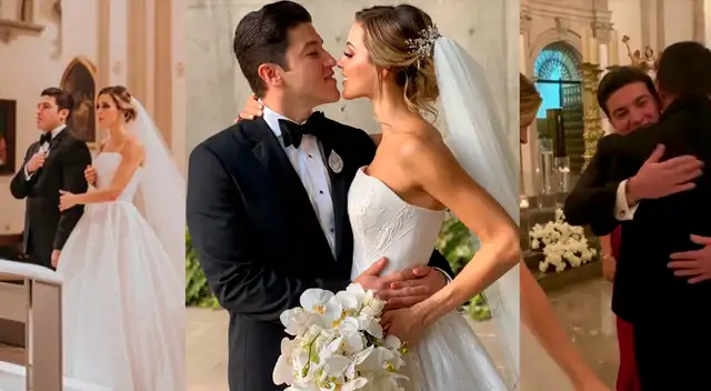 Samuel García y la influencer Mariana Rodríguez se casaron en la Catedral Metropolitana de Monterrey.