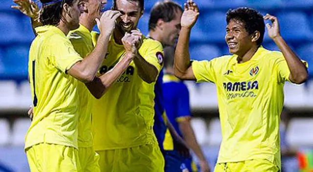 Edison Flores jugó en Villarreal de España