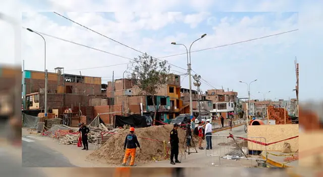 Zona de la emergencia en VES.