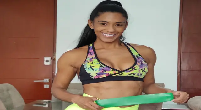 Rocío dice cuerpo sano en mente sana.