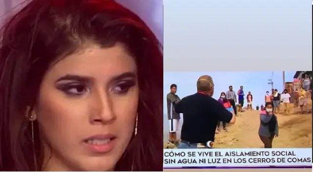 La salsera se solidarizó con población que no cuenta con agua en Comas.