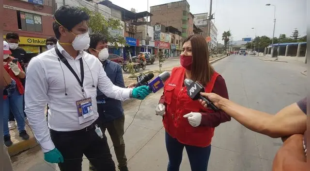 Alcaldesa de San Juan de Miraflores respondió por la denuncia de que 100 trabajadores del Hospital María Auxiliadora fuero aislados por posible coronavirus. Alcaldesa de San Juan de Miraflores respondió por la denuncia de que 100 trabajadores del Hospital María Auxiliadora fuero aislados por posible coronavirus.