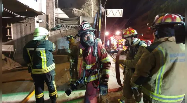 Incendio en San Isidro