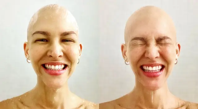 Anahí de Cárdenas n puede ocultar una de las cosas que más añora es su cabello.