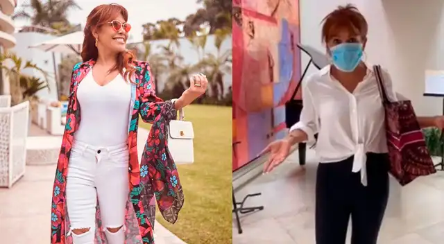 Magaly Medina celebra cumpleaños en cuarentena.