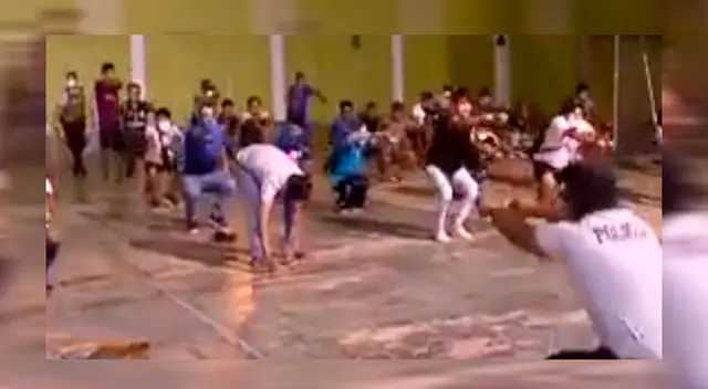 Infractores haciendo ejercicio en dependencia policial. Infractores haciendo ejercicio en dependencia policial.