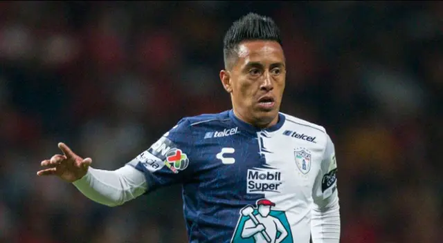 Christian Cueva radica en México porque juega en el Pachuca de la Liga MX.