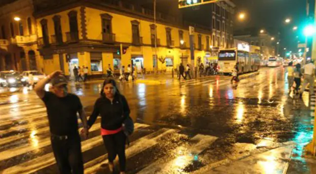 Lluvia en Lima