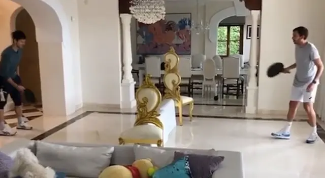 Particular entrenamiento se ha viralizado en las redes sociales.