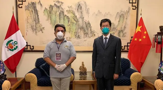 Andrés Hurtado entrevistó al embajador de China.