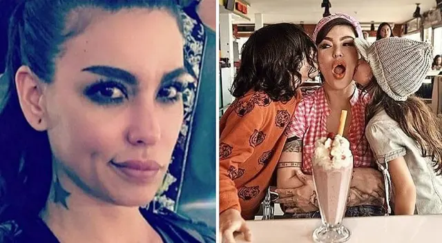 Angie Jibaja logró comunicarse con sus hijos.