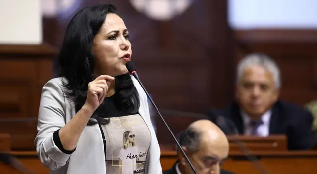 Gloria Montenegro, ministra de la Mujer y Poblaciones Vulnerables.