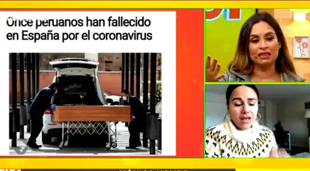Ethel Pozo no pudo contener las lágrimas por terrible situación.