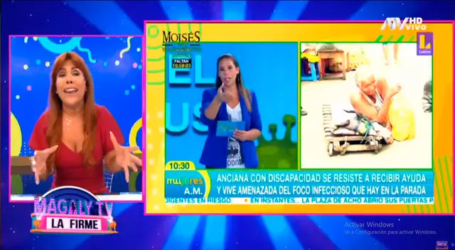 Magaly Medina da con palo al programa 'Mujeres al mando'.