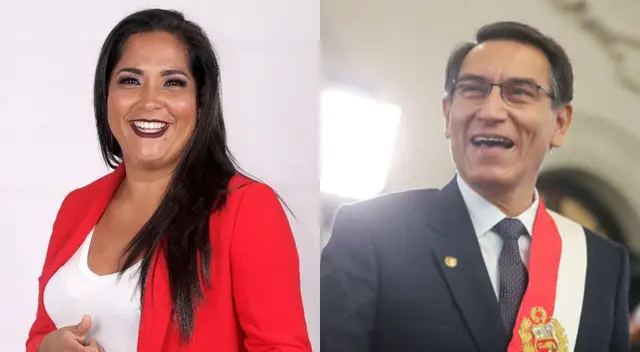 Katia Palma se siente muy orgullosa de tener a Martín Vizcarra como presidente. Katia Palma se siente muy orgullosa de tener a Martín Vizcarra como presidente.
