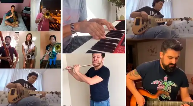 Músicos peruanos se juntan.