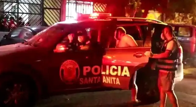 Sujeto fue detenido y trasladado a la comisaría de Santa Anita. Foto: RPP Sujeto fue detenido y trasladado a la comisaría de Santa Anita. Foto: RPP
