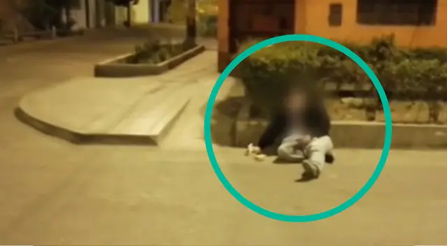 Hombre con síntomas del coronavirus yacía tirado en medio de la calle. Hombre con síntomas del coronavirus yacía tirado en medio de la calle.