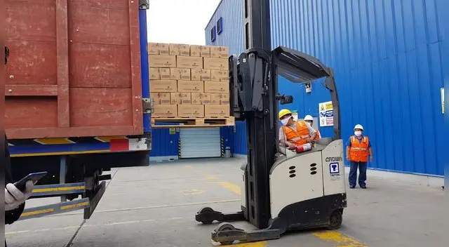 stas donaciones del Banco de Alimentos y San Fernando se hicieron mediante la organización Caritas Huancayo.