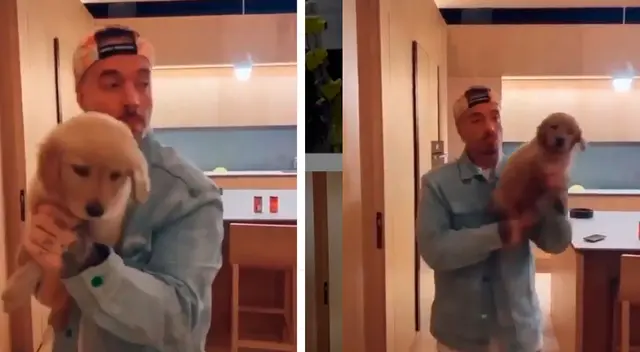 J Balvin recibe críticas por utilizar a su mascota para Tik Tok.