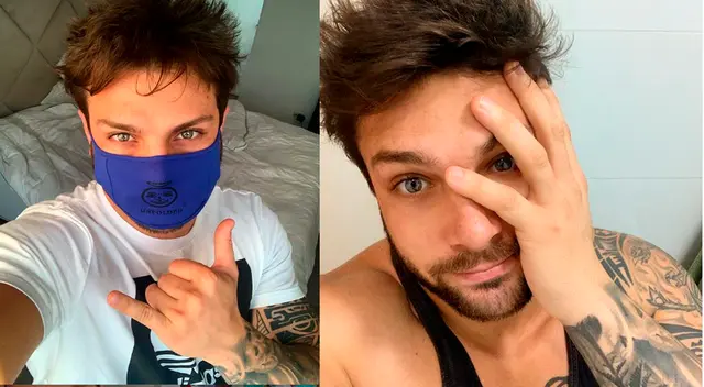 Nicola Porcella aburrido de la cuarentena. Nicola Porcella aburrido de la cuarentena.