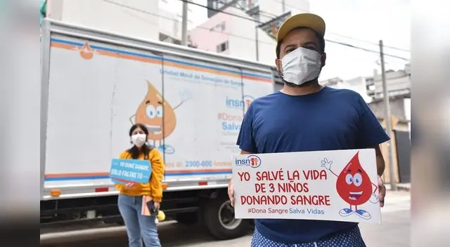 El Instituto Nacional de Salud del Niño San Borja  agradece la predisposición de los donantes de sangre.