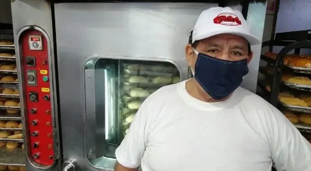 Panadero se quedó en su local por estado de emergencia. Panadero se quedó en su local por estado de emergencia.