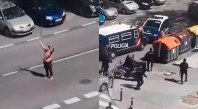 Hombre infectado con coronavirus intentó agredir a policías en España
