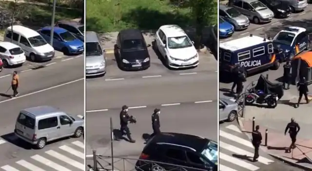 Hombre infectado con coronavirus intentó agredir a policías en España
