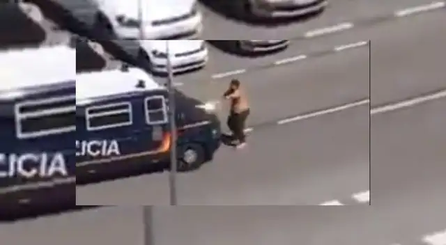 Hombre infectado con coronavirus intentó agredir a policías en España