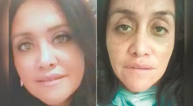 La madre del menor antes y después de contraer el letal covid-19.