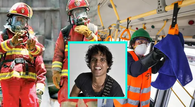 Pedro Suárez-Vértiz no dudó en homenajear a quienes arriesgan su vida día a día durante la cuarentena.P