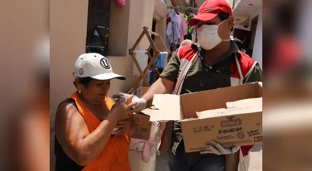 Magdalena del Mar  dona viveres familias vulnerables