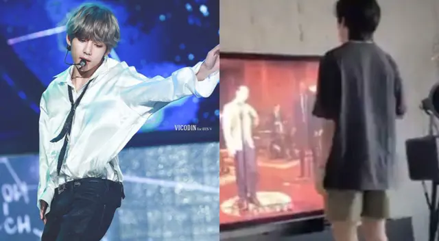 Una manera divertida de Taehyung de interactuar con sus fans.