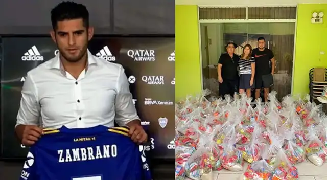 Desde Argentina. Cartos Zambrano manda apoyo a las familias peruanas.