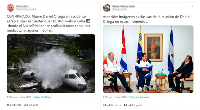 Usuarios de Twitter aseguran muerte de Daniel Ortega. Usuarios de Twitter aseguran muerte de Daniel Ortega.