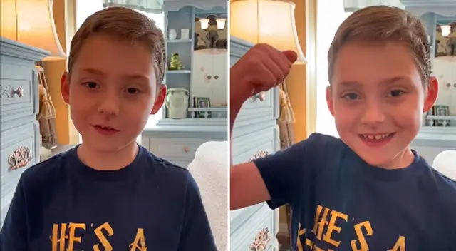 “Soy un guerrero de la fibrosis quística y vencí a Covid-19”, indicó el pequeño Joseph. “Soy un guerrero de la fibrosis quística y vencí a Covid-19”, indicó el pequeño Joseph.