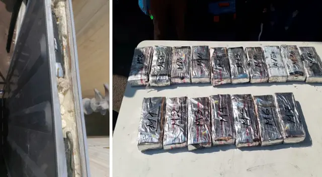 Droga estaba lista para ser enviada al extranjero Droga estaba lista para ser enviada al extranjero