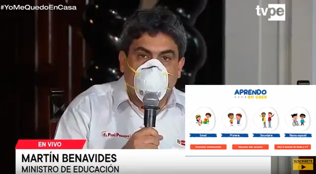 Latina (2), América Televisión (4), Panamericana (5), ATV (9) y Global Televisión (13) transmitirán el programa “Aprendo en casa”. Latina (2), América Televisión (4), Panamericana (5), ATV (9) y Global Televisión (13) transmitirán el programa “Aprendo en casa”.