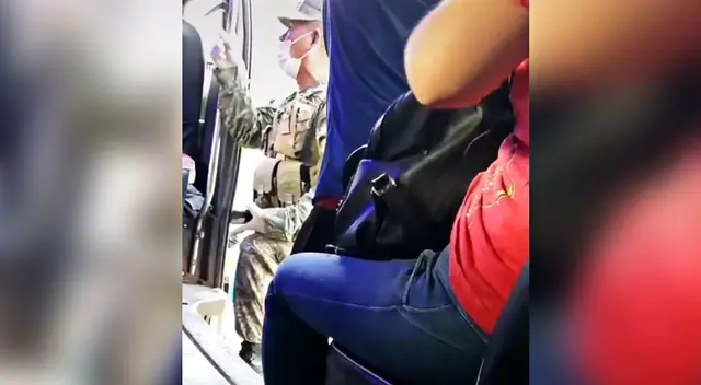 Totalmente indignado, soldado del ejército relató que no puede ver ni a su familia por culpa de malos ciudadanos.