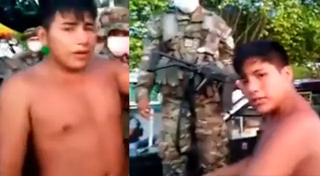 Sujeto fue detenido por el Ejército que reguardaba la zona