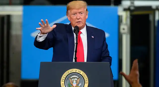 Donald Trump ofreció una nueva rueda de prensa en la Casa Blanca.