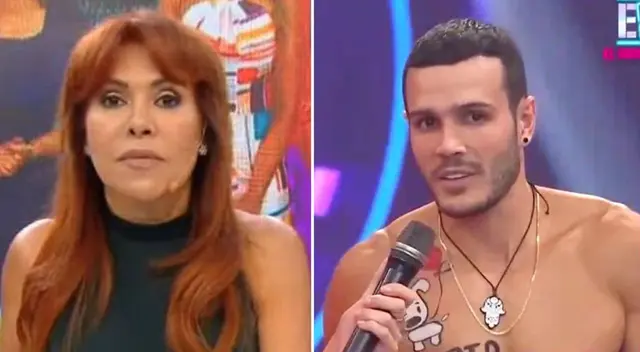 Magaly Medina se burla de Mario Irivarren.