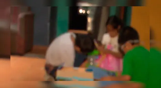 Menores en albergue del Callao.