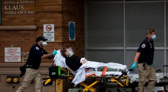 Crece el número de muertos en Nueva York. Crece el número de muertos en Nueva York.