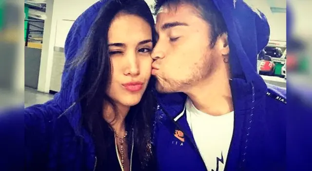 Melissa Paredes y Rodrigo Cuba.